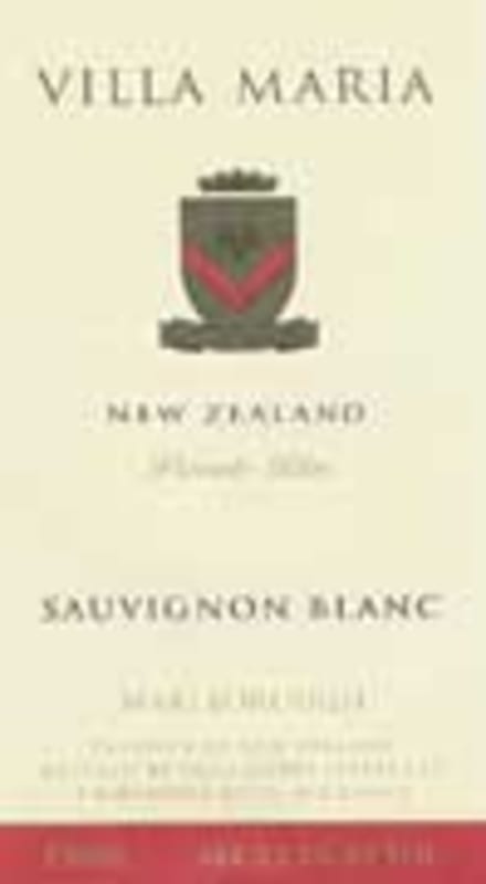 Villa Maria Private Bin Sauvignon Blanc 2004 Front Label