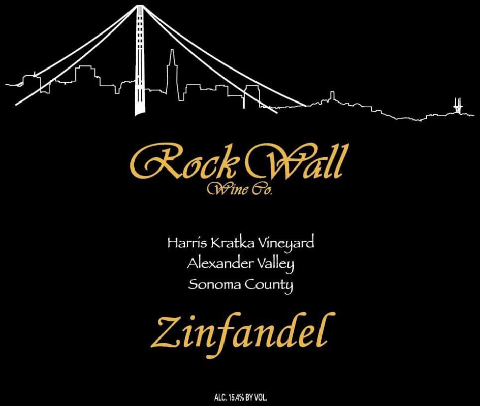 Rock Wall Harris Kratka Vineyard Zinfandel 2014 Front Label