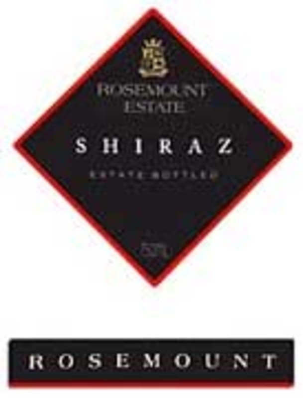 Rosemount Diamond Shiraz 2003 Front Label