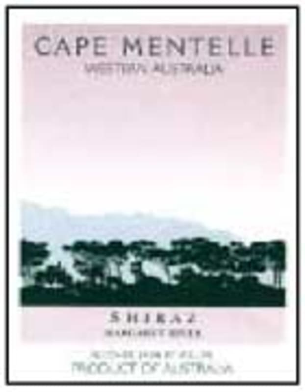 Cape Mentelle Margaret River Shiraz 2001 Front Label