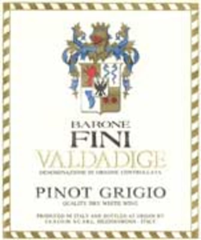 Barone Fini Valdadige Pinot Grigio 2002 Front Label