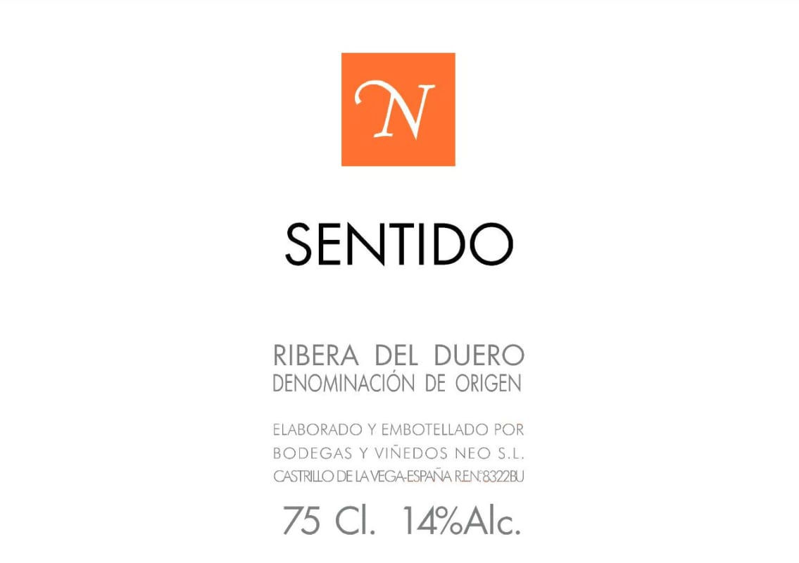 Bodegas Neo Sentido 2008 Front Label