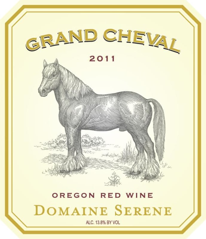 Domaine Serene Grand Cheval 2011 Front Label