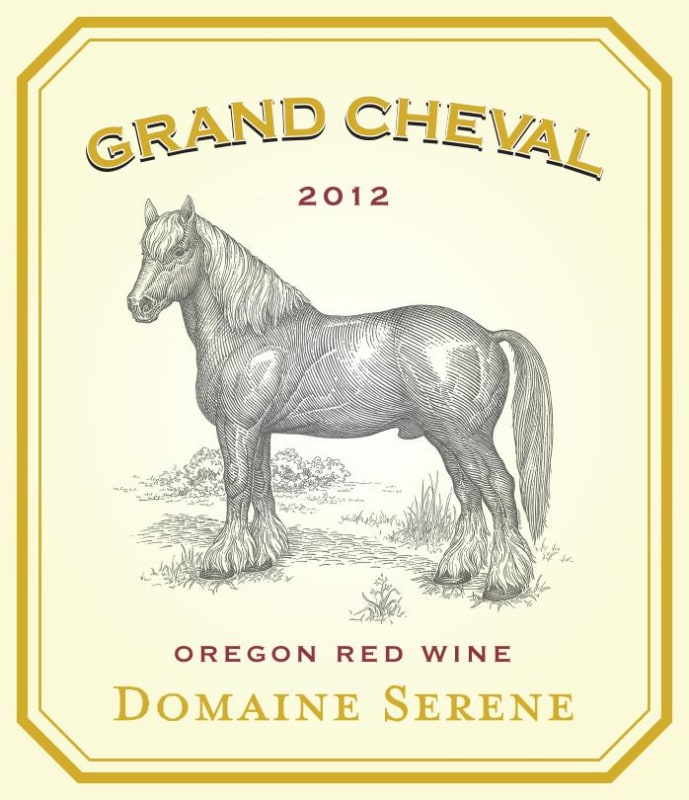 Domaine Serene Grand Cheval 2012 Front Label