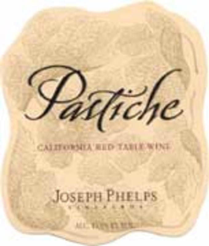 Joseph Phelps Pastiche Red 2002 Front Label