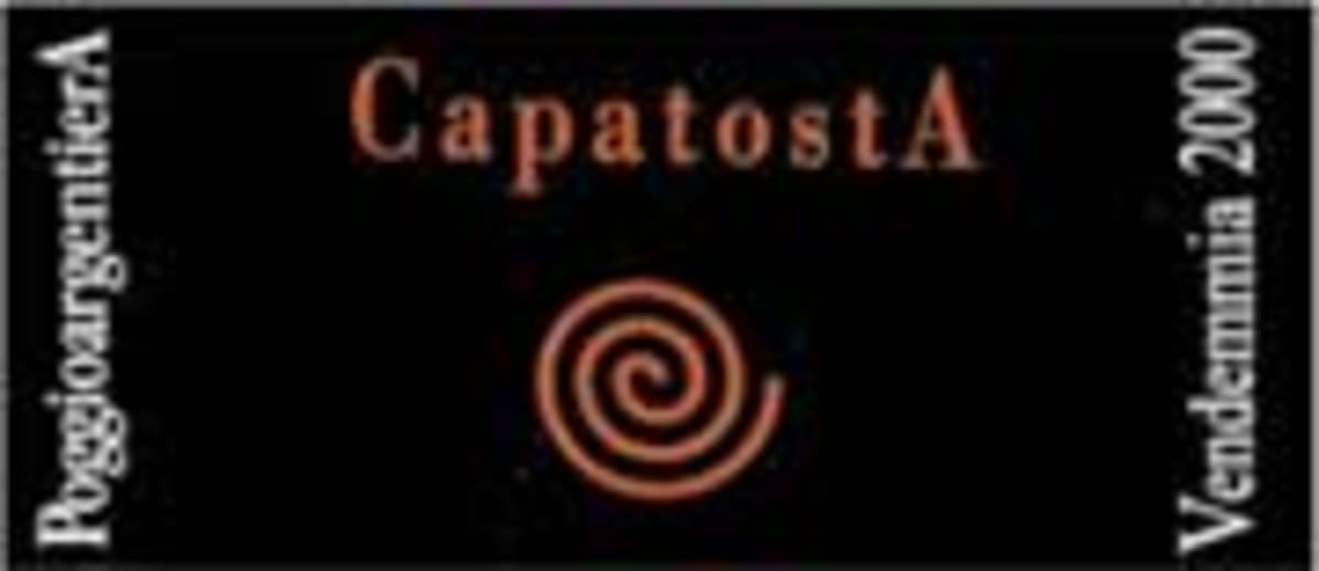 Poggio Argentiera Capatosta Morellino di Scansano 2002 Front Label