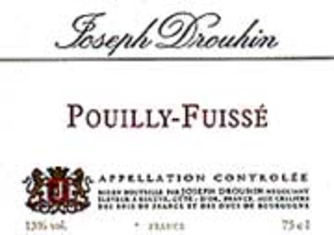 Joseph Drouhin Pouilly-Fuisse 2003 Front Label