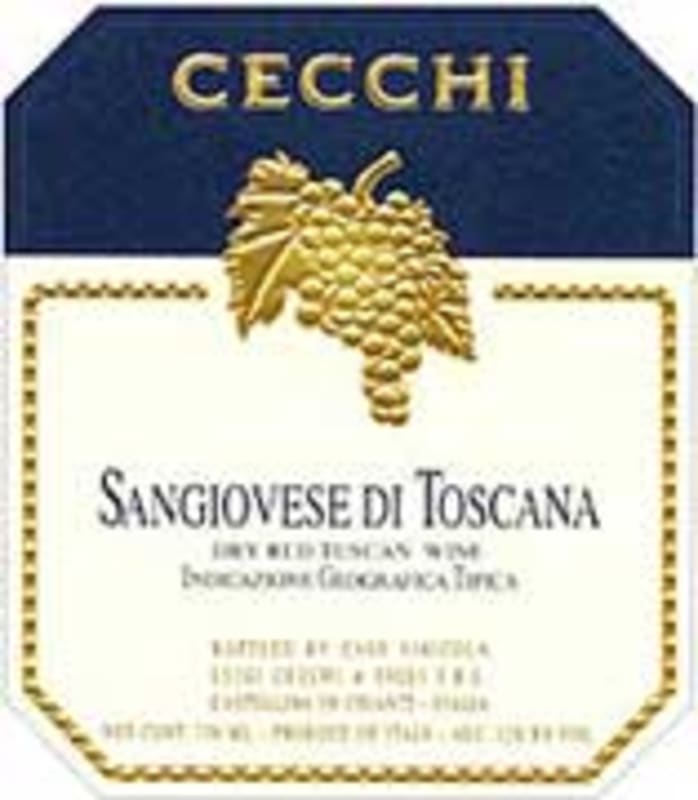 Cecchi Sangiovese di Toscana 2003 Front Label