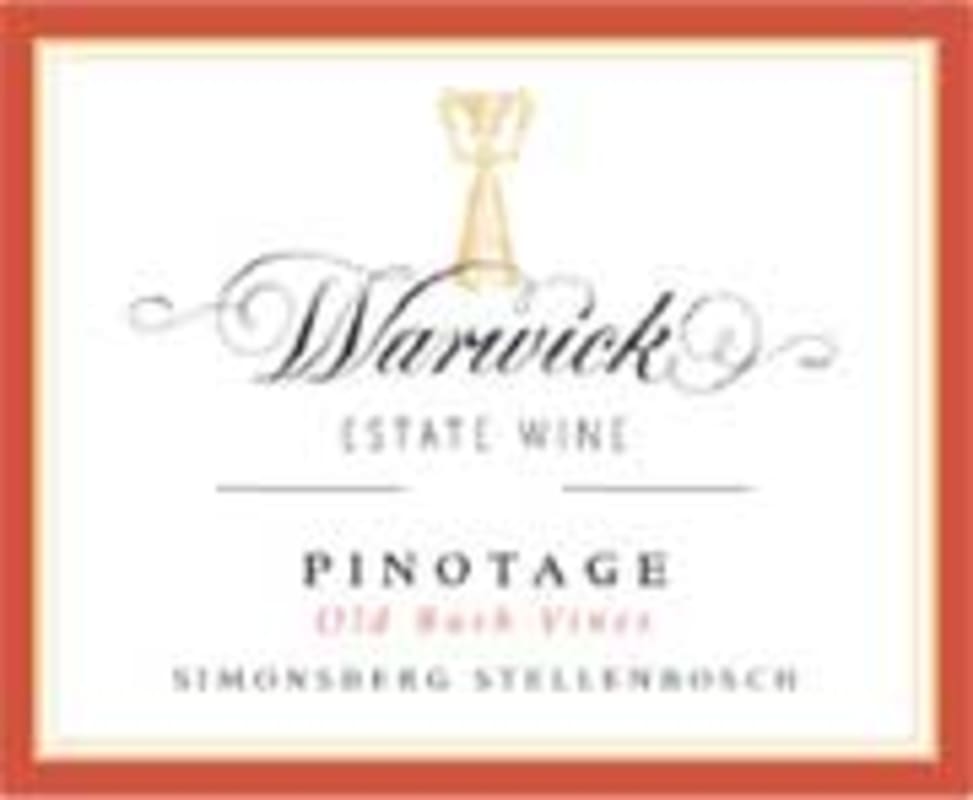 Warwick Pinotage 2003 Front Label