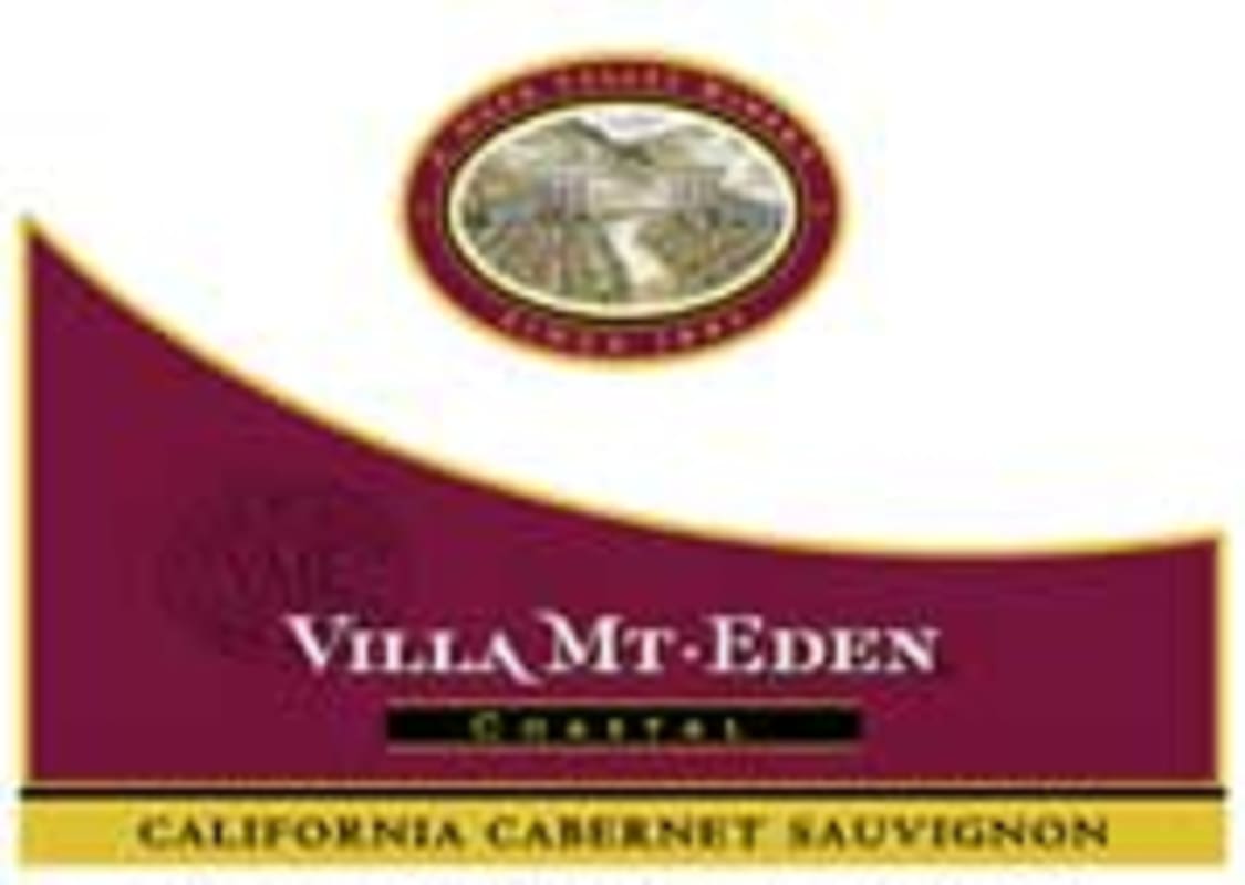 Villa Mt. Eden Coastal Cabernet Sauvignon 2001 Front Label