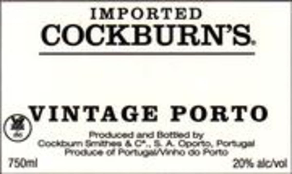 Cockburn's Vintage Port 1997 Front Label