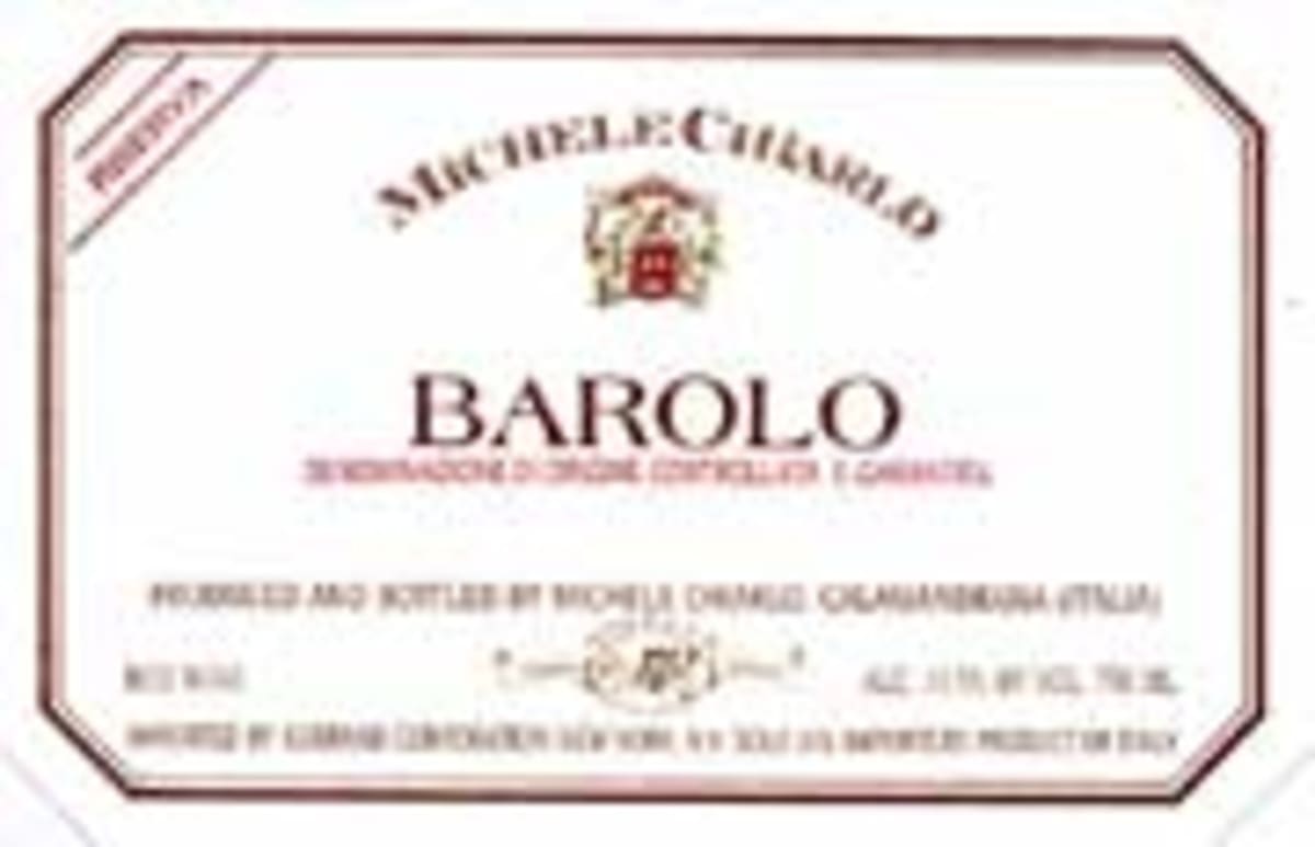 Michele Chiarlo Barolo 1999 Front Label