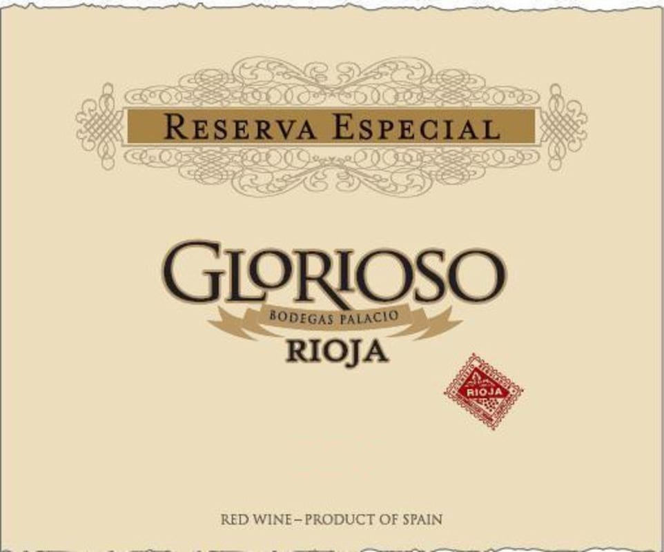 Bodegas Palacio Glorioso Especial Reserva 2009 Front Label