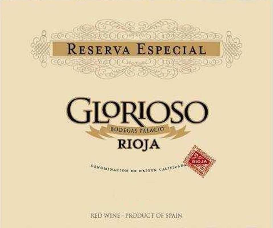 Bodegas Palacio Glorioso Especial Reserva 1966 Front Label