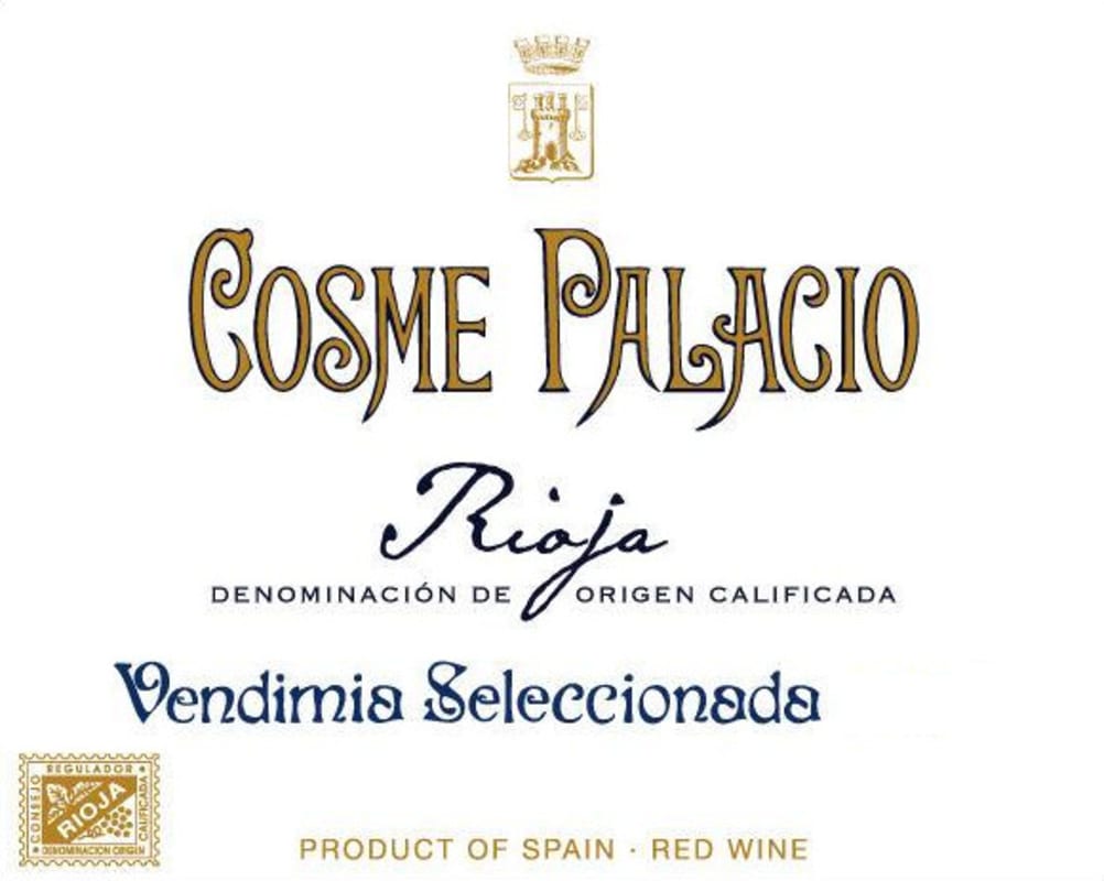 Bodegas Palacio Cosme Palacio Vendimia Seleccionada 2012 Front Label