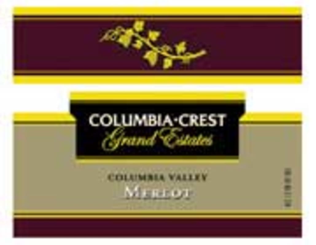 Columbia Crest Grand Estates Merlot 2001 Front Label