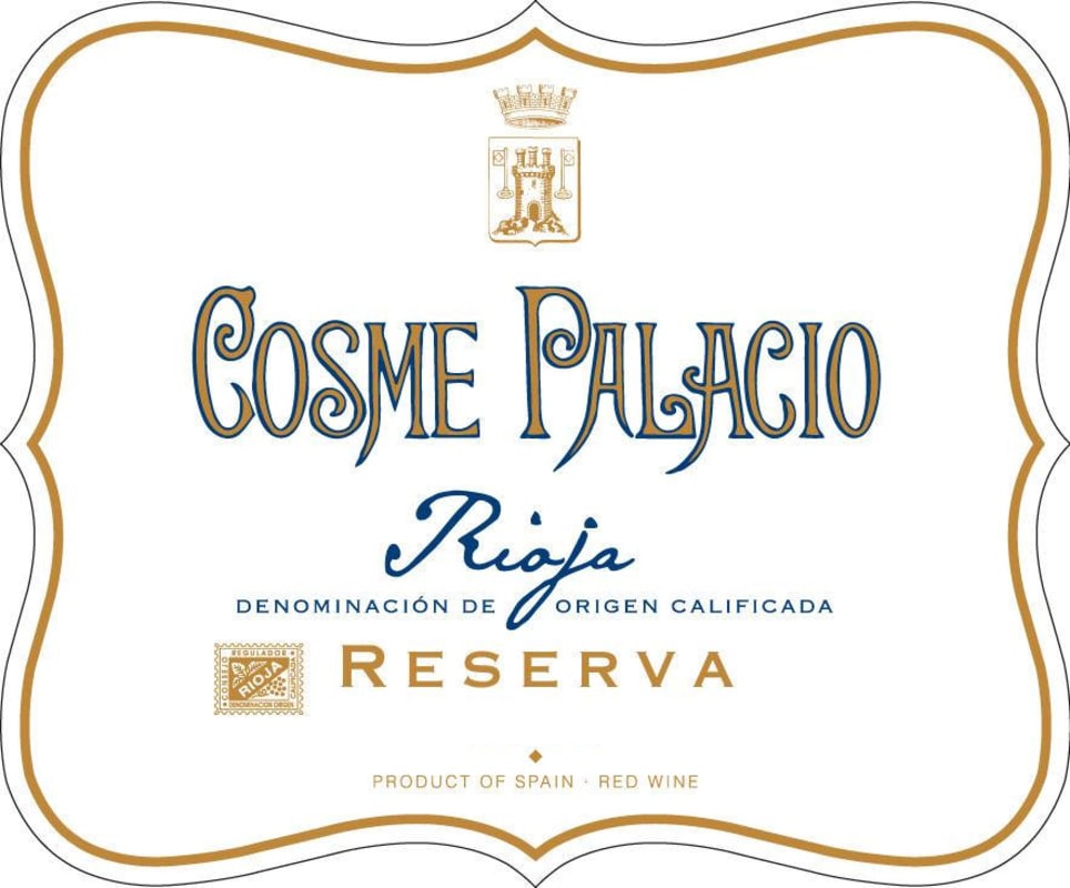 Bodegas Palacio Cosme Palacio Rioja Reserva 2009 Front Label