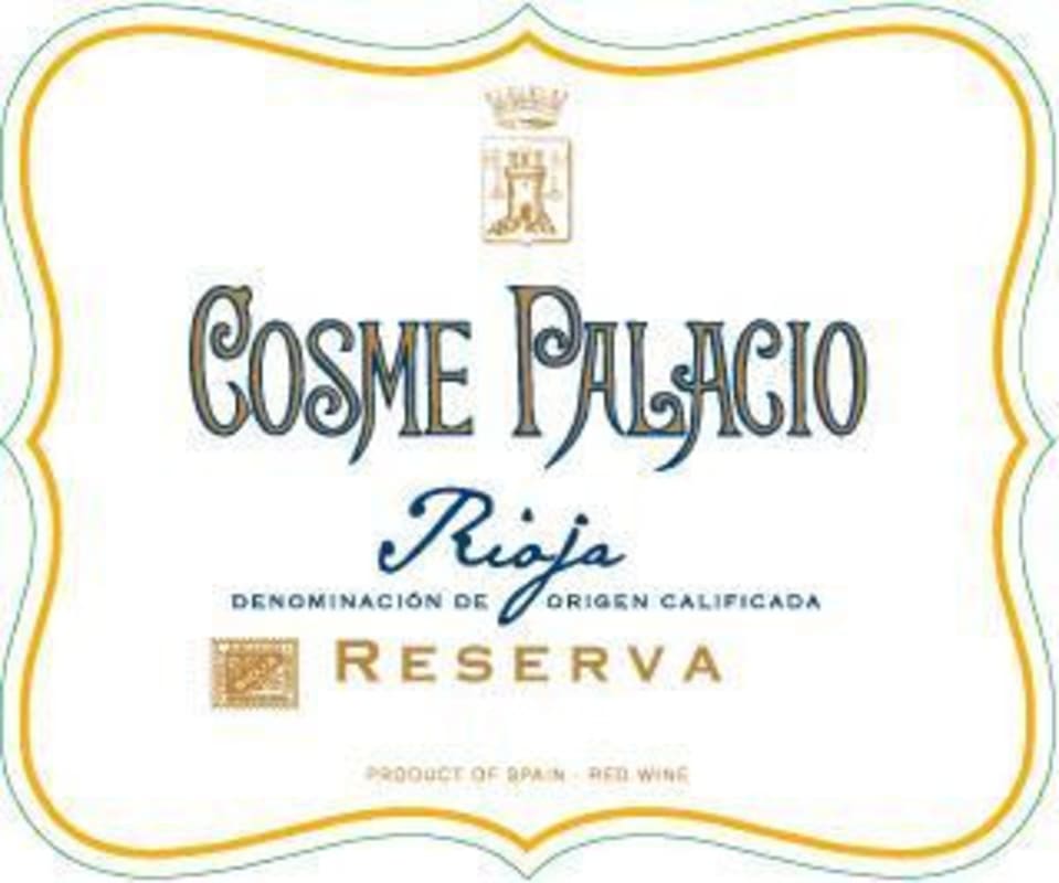 Bodegas Palacio Cosme Palacio Rioja Reserva 2007 Front Label