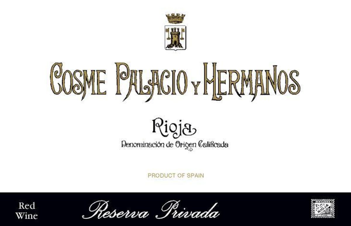 Bodegas Palacio Cosme Palacio Reserva Privada 2011 Front Label