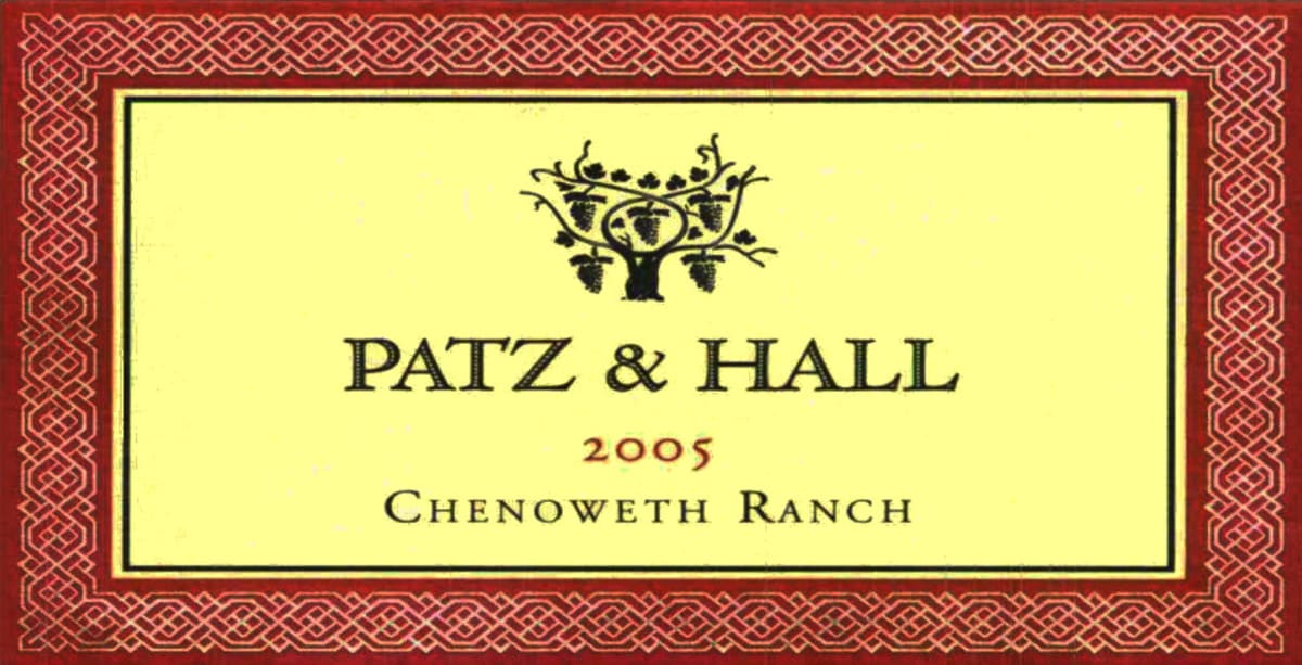 Patz & Hall Chenoweth Ranch Pinot Noir 2005 Front Label