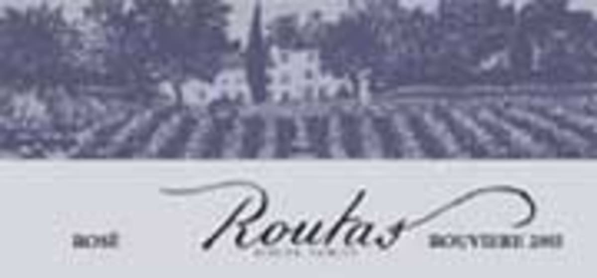 Chateau Routas Coteaux Varois Rouviere Rose 2003 Front Label