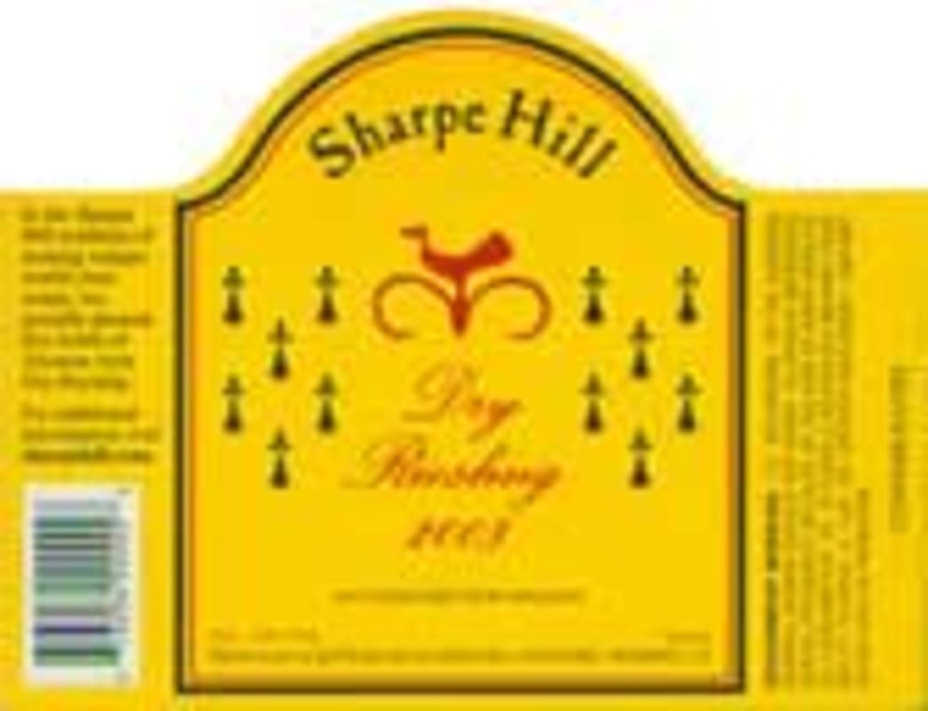 Sharpe Hill Dry Riesling 2003 Front Label