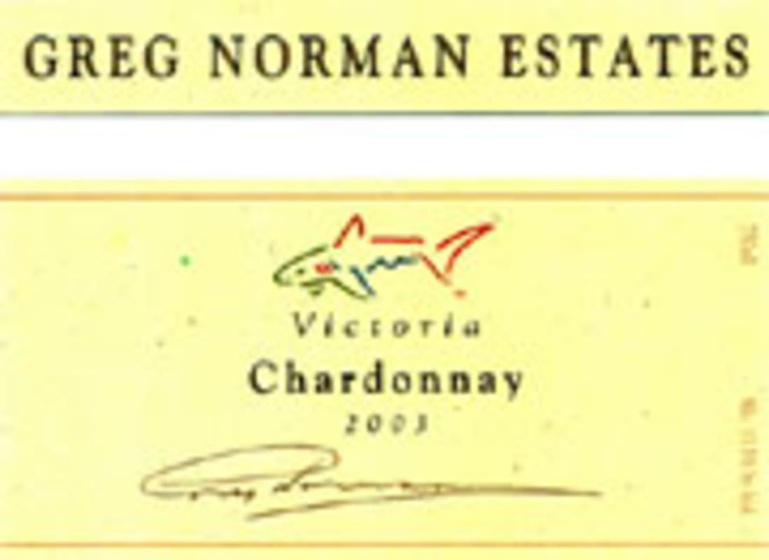 Greg Norman Estates Victoria Chardonnay 2003 Front Label