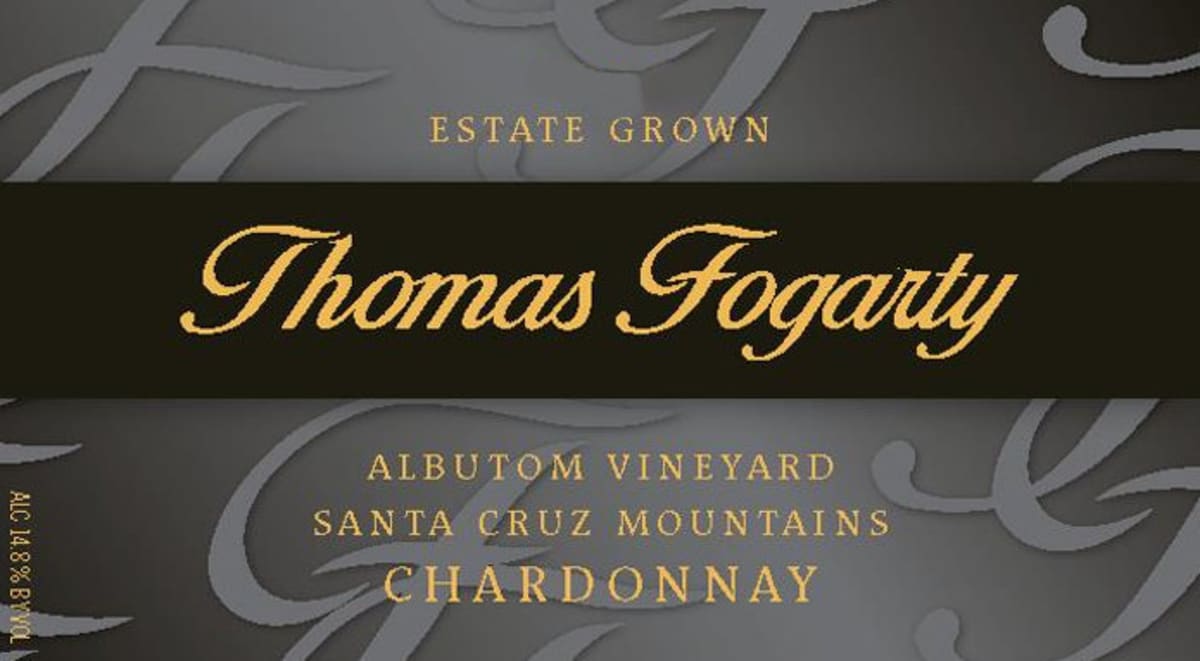 Thomas Fogarty Albutom Vineyard Chardonnay 2013 Front Label