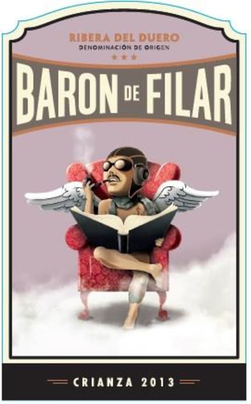 Bodegas Penafiel Baron de Filar Crianza 2013 Front Label