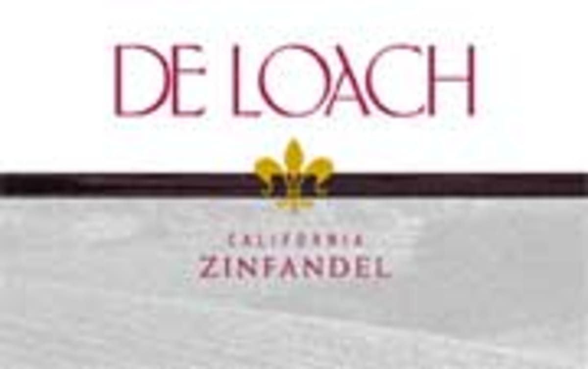 DeLoach California Zinfandel 2002 Front Label