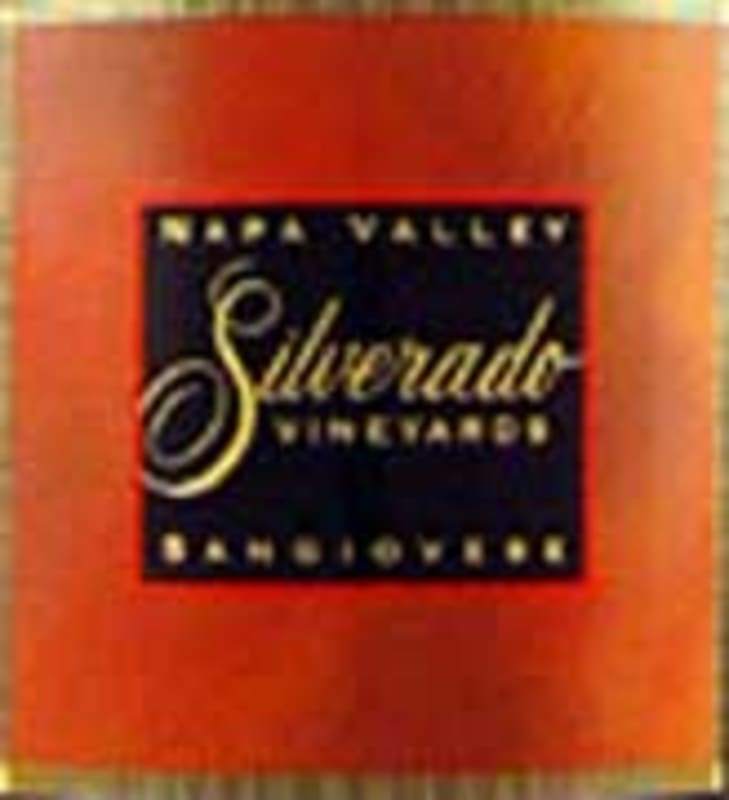 Silverado Sangiovese 2000 Front Label