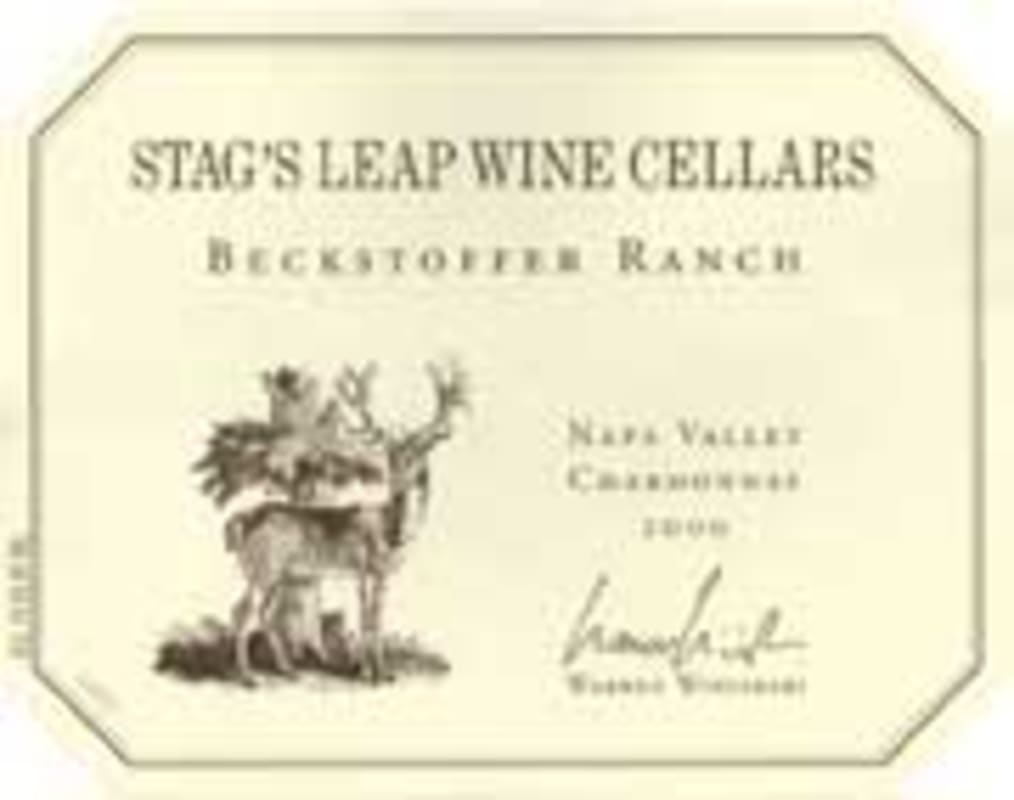 Stag's Leap Wine Cellars Beckstoffer Chardonnay 2000 Front Label