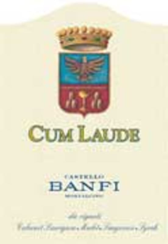 Banfi Magna Cum Laude 2001 Front Label