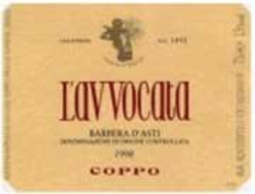 Coppo L'Avvocata Barbera d'Asti 2002 Front Label