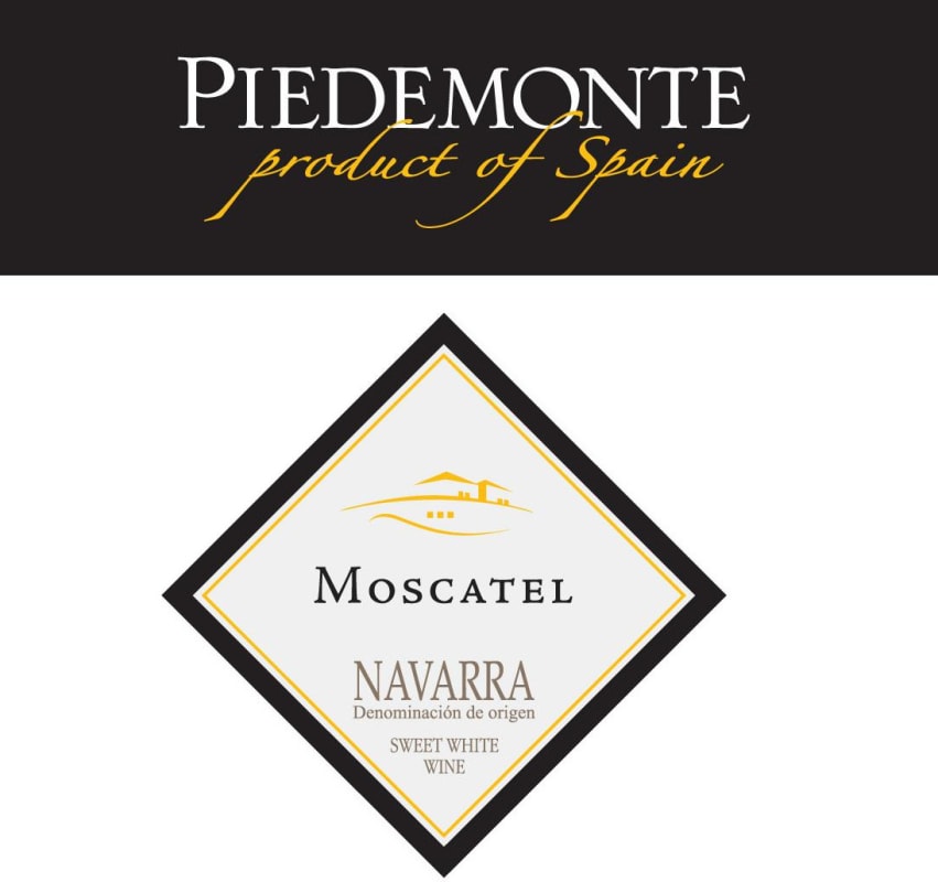 Piedemonte Moscatel 2013 Front Label