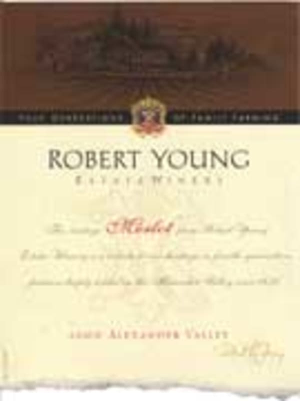 Robert Young Merlot 2000 Front Label