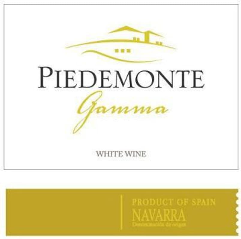 Piedemonte Gamma Blanco 2014 Front Label
