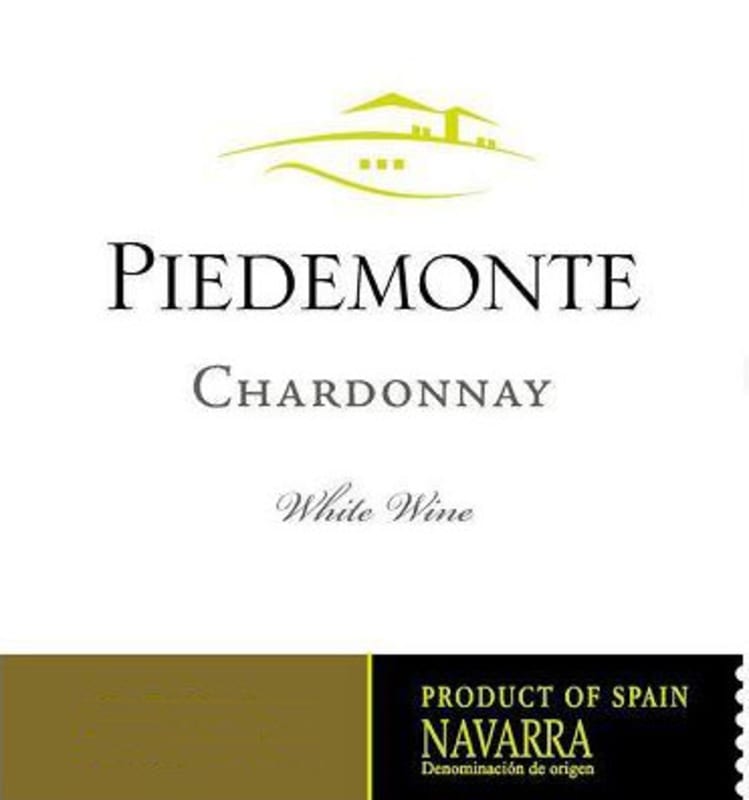 Piedemonte Chardonnay 2014 Front Label