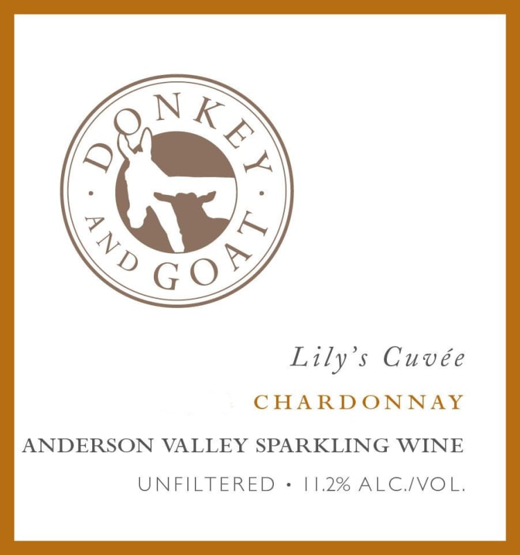 Donkey & Goat Lily's Cuvee Sparkling Chardonnay 2015 Front Label