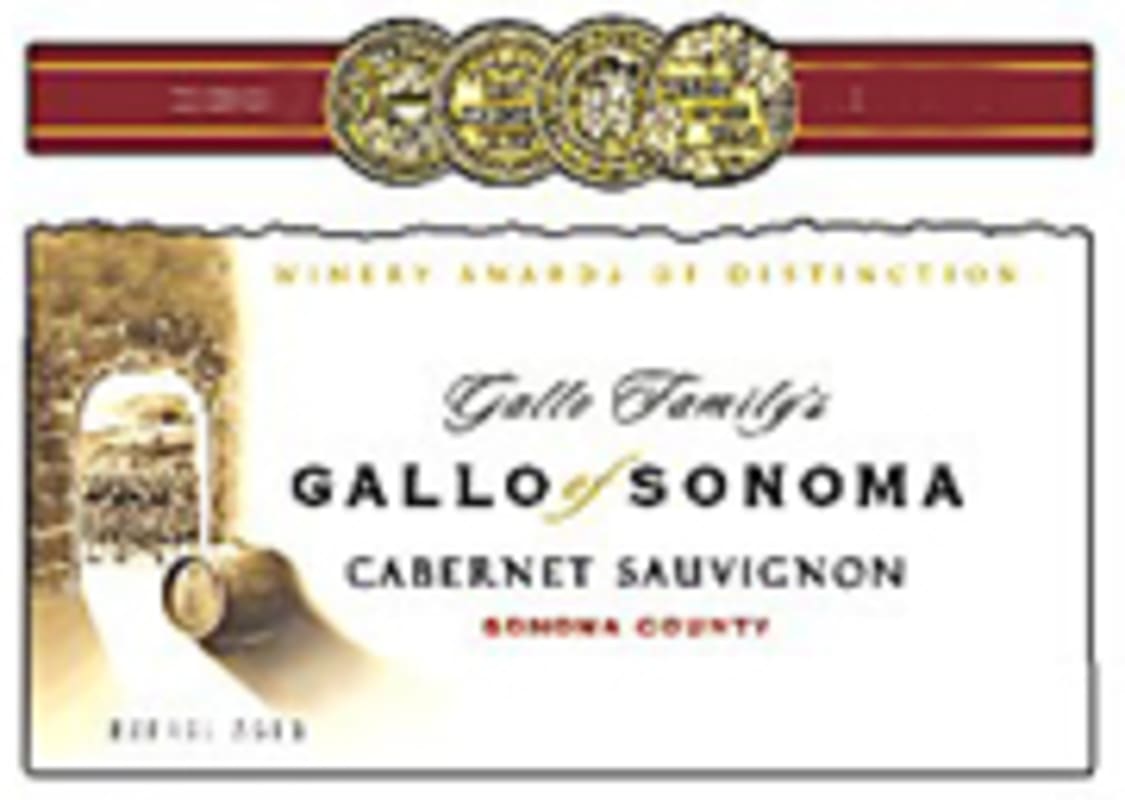 Gallo of Sonoma Cabernet Sauvignon 2002 Front Label