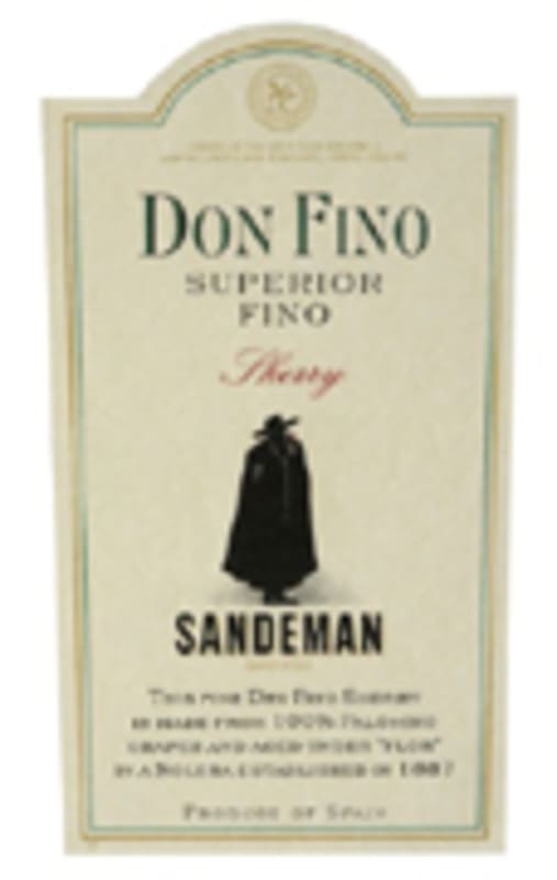 Sandeman Don Fino Dry Sherry Front Label