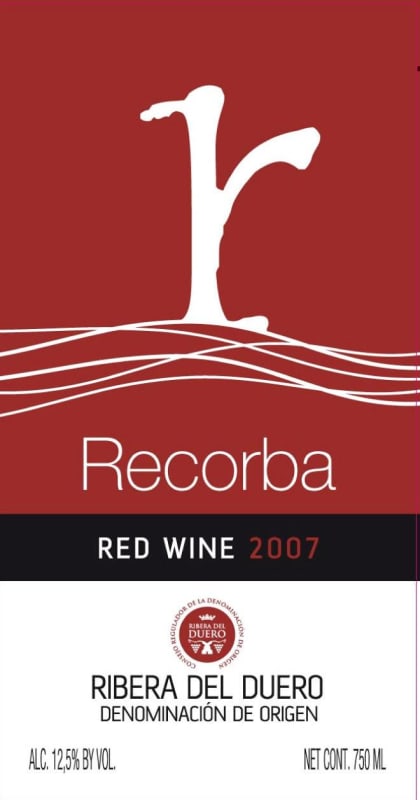 Pradorey Recorba Tinto 2007 Front Label