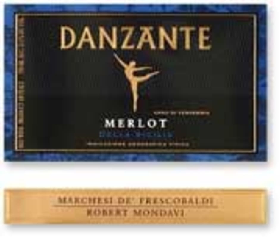 Danzante Merlot 2002 Front Label