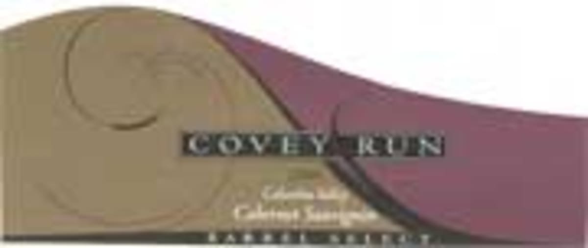 Covey Run Barrel Select Cabernet Sauvignon 2000 Front Label
