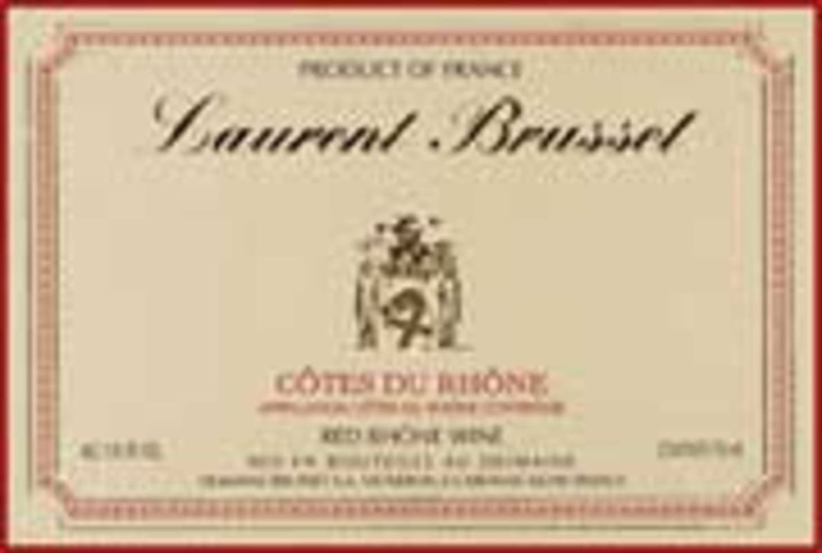 Domaine Brusset Cotes du Rhone 2003 Front Label