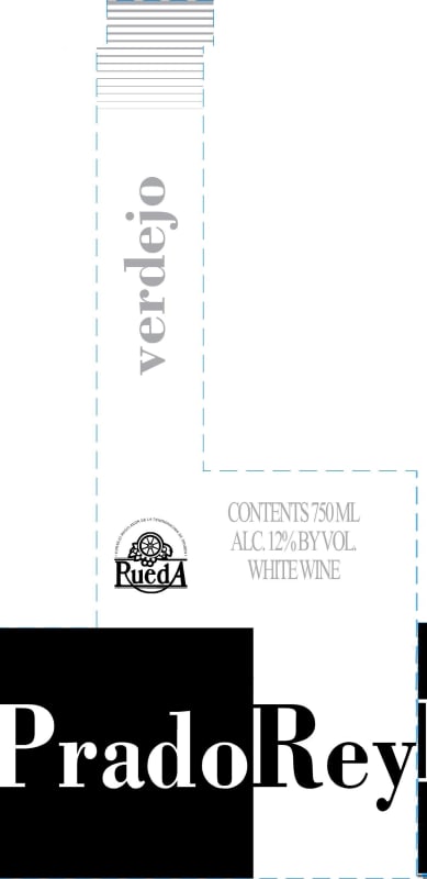 Pradorey Verdejo 2015 Front Label
