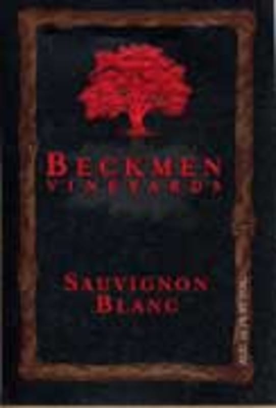 Beckmen Santa Barbara Sauvignon Blanc 2001 Front Label