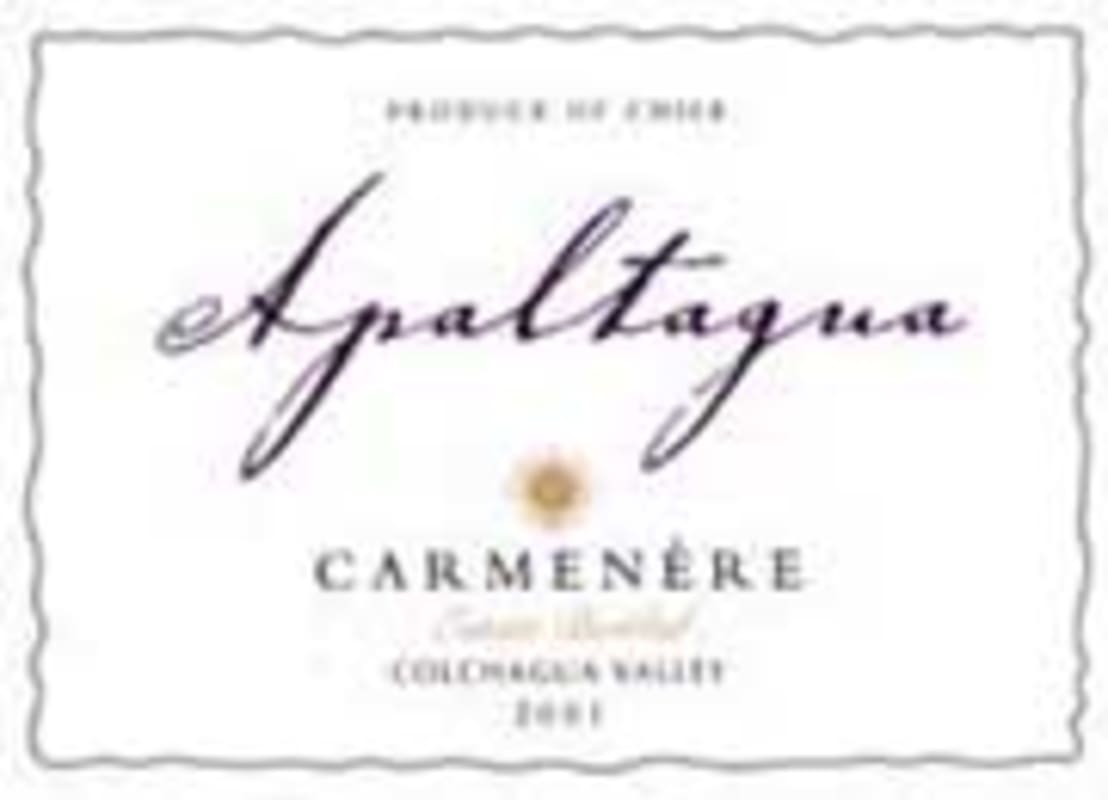 Apaltagua Estate Carmenere 2002 Front Label