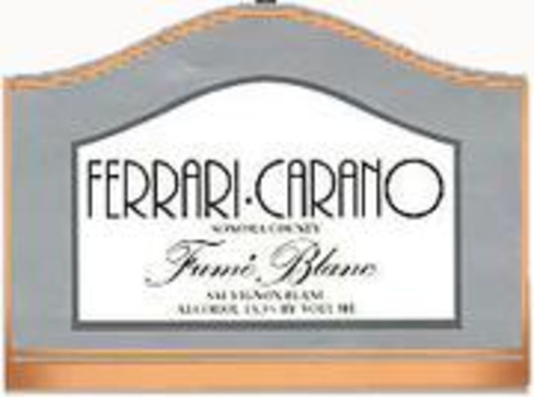 Ferrari-Carano Fume Blanc 1998 Front Label