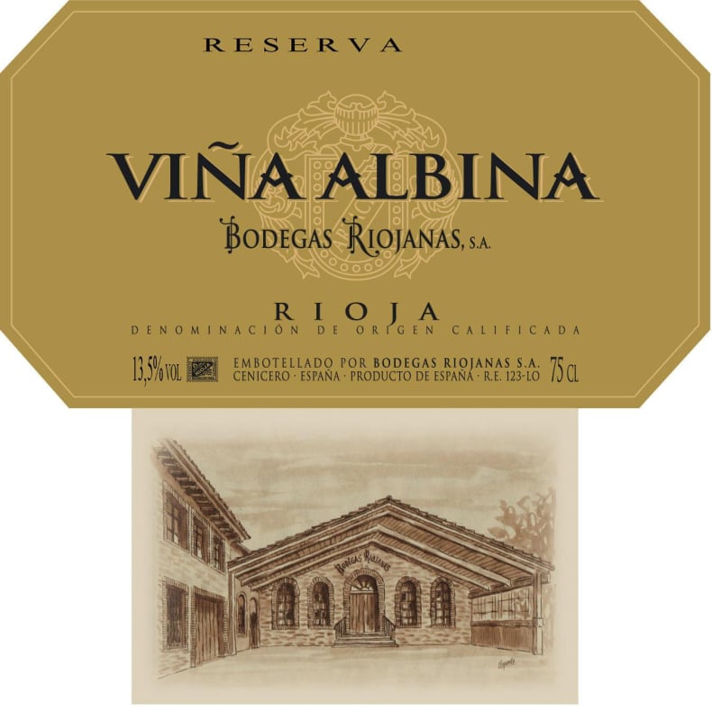 Bodegas Riojanas Vina Albina Reserva 2009 Front Label